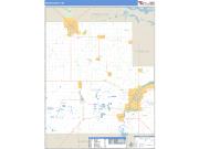 Wood County, WI <br /> Wall Map <br /> Zip Code <br /> Basic Style 2024 Map