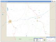 Uinta County, WY <br /> Wall Map <br /> Zip Code <br /> Basic Style 2024 Map