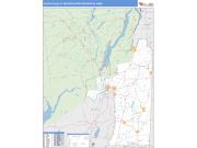 Glens Falls <br /> Wall Map <br /> Basic Style 2024 Map
