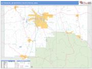 Hattiesburg <br /> Wall Map <br /> Basic Style 2024 Map