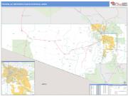 Tucson <br /> Wall Map <br /> Basic Style 2024 Map