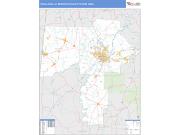 Tuscaloosa <br /> Wall Map <br /> Basic Style 2024 Map