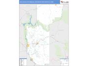 Lake Havasu City-Kingman <br /> Wall Map <br /> Basic Style 2024 Map