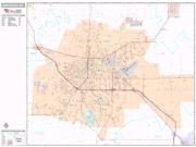 Jonesboro <br /> Wall Map <br /> Premium Style 2024 Map