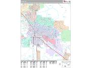 Tucson <br /> Wall Map <br /> Premium Style 2024 Map