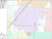 Citrus Heights <br /> Wall Map <br /> Premium Style 2024 Map