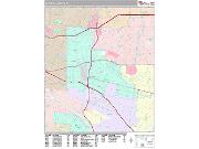 East Los Angeles <br /> Wall Map <br /> Premium Style 2024 Map