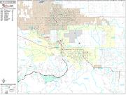 Palmdale <br /> Wall Map <br /> Premium Style 2024 Map