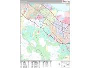 Palo Alto <br /> Wall Map <br /> Premium Style 2024 Map