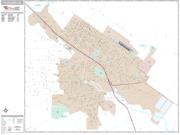 Petaluma <br /> Wall Map <br /> Premium Style 2024 Map