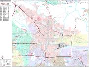 San Bernardino <br /> Wall Map <br /> Premium Style 2024 Map