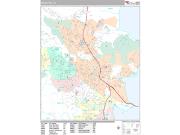 San Rafael <br /> Wall Map <br /> Premium Style 2024 Map