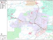 Thousand Oaks <br /> Wall Map <br /> Premium Style 2024 Map