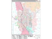 Colorado Springs <br /> Wall Map <br /> Premium Style 2024 Map