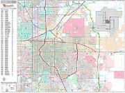 Denver <br /> Wall Map <br /> Premium Style 2024 Map