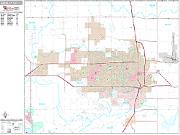 Greeley <br /> Wall Map <br /> Premium Style 2024 Map