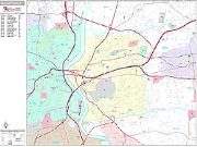 East Hartford <br /> Wall Map <br /> Premium Style 2024 Map