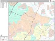 Johns Creek <br /> Wall Map <br /> Premium Style 2024 Map