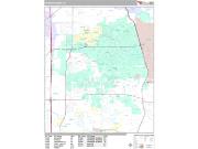 Warner Robins <br /> Wall Map <br /> Premium Style 2024 Map