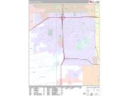 West Des Moines <br /> Wall Map <br /> Premium Style 2024 Map