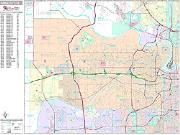 Kansas City <br /> Wall Map <br /> Premium Style 2024 Map