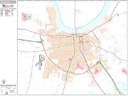 Owensboro <br /> Wall Map <br /> Premium Style 2024 Map