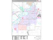 Lake Charles <br /> Wall Map <br /> Premium Style 2024 Map