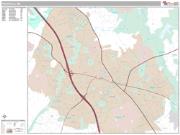 Rockville <br /> Wall Map <br /> Premium Style 2024 Map
