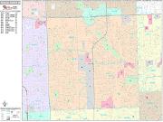 Sterling Heights <br /> Wall Map <br /> Premium Style 2024 Map