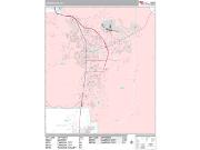 Carson City <br /> Wall Map <br /> Premium Style 2024 Map