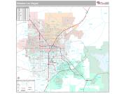 Greater Las Vegas <br /> Wall Map <br /> Premium Style 2024 Map