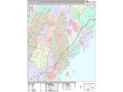 New Rochelle <br /> Wall Map <br /> Premium Style 2024 Map