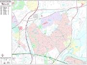 Levittown <br /> Wall Map <br /> Premium Style 2024 Map