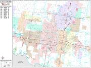 McAllen <br /> Wall Map <br /> Premium Style 2024 Map