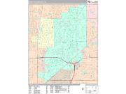 North Richland Hills <br /> Wall Map <br /> Premium Style 2024 Map