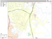 Pflugerville <br /> Wall Map <br /> Premium Style 2024 Map