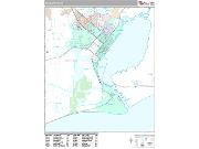 Port Arthur <br /> Wall Map <br /> Premium Style 2024 Map