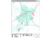 San Angelo <br /> Wall Map <br /> Premium Style 2024 Map