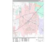 Sugar Land <br /> Wall Map <br /> Premium Style 2024 Map