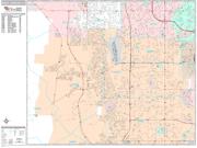West Jordan <br /> Wall Map <br /> Premium Style 2024 Map
