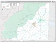 Clay County, AL <br /> Wall Map <br /> Premium Style 2024 Map