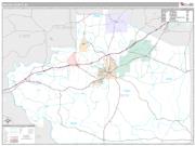 Macon County, AL <br /> Wall Map <br /> Premium Style 2024 Map