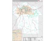 Montgomery County, AL <br /> Wall Map <br /> Premium Style 2024 Map