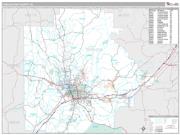 Tuscaloosa County, AL <br /> Wall Map <br /> Premium Style 2024 Map