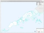 Aleutians East County, AK <br /> Wall Map <br /> Premium Style 2024 Map