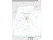 Columbia County, AR <br /> Wall Map <br /> Premium Style 2024 Map