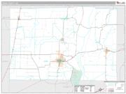 Cross County, AR <br /> Wall Map <br /> Premium Style 2024 Map