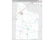 Nevada County, AR <br /> Wall Map <br /> Premium Style 2024 Map