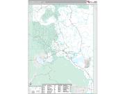 Lassen County, CA <br /> Wall Map <br /> Premium Style 2024 Map