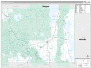 Modoc County, CA <br /> Wall Map <br /> Premium Style 2024 Map